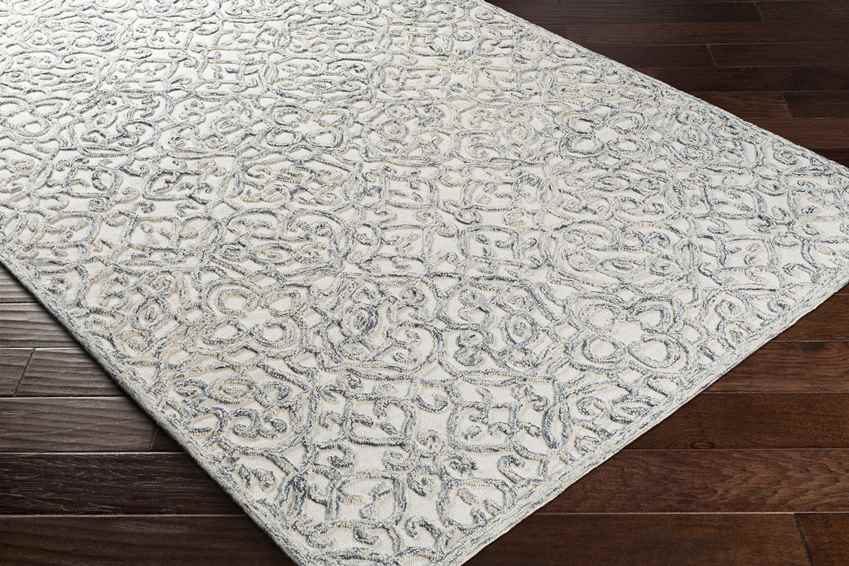Haghorst Traditional Medium Gray Area Rug