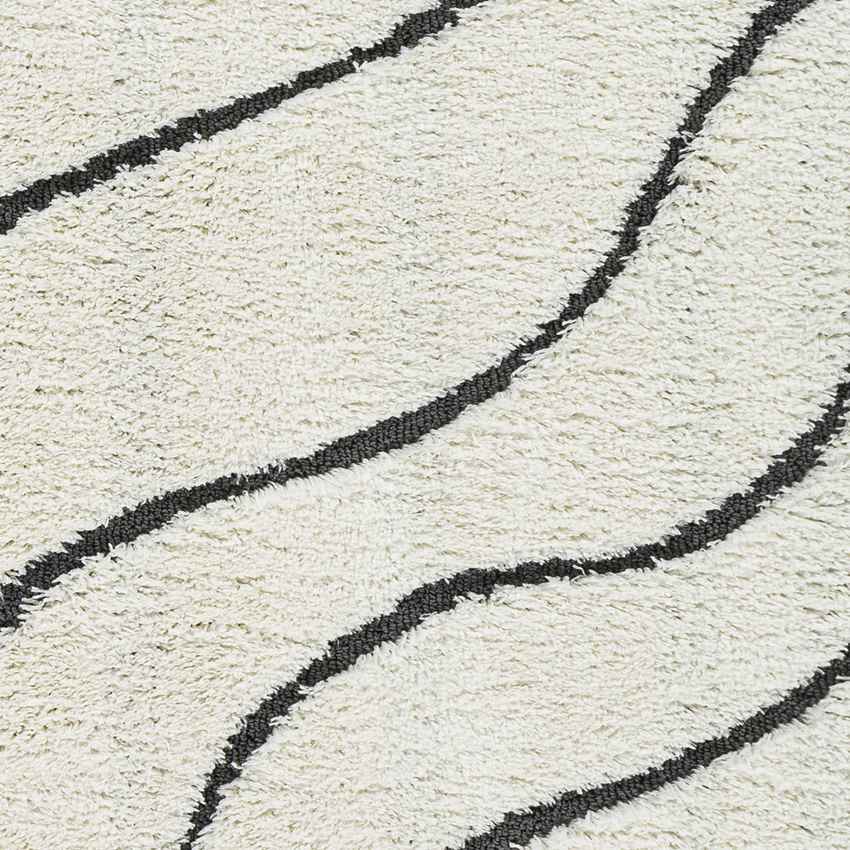 Haring Modern Cream Area Rug