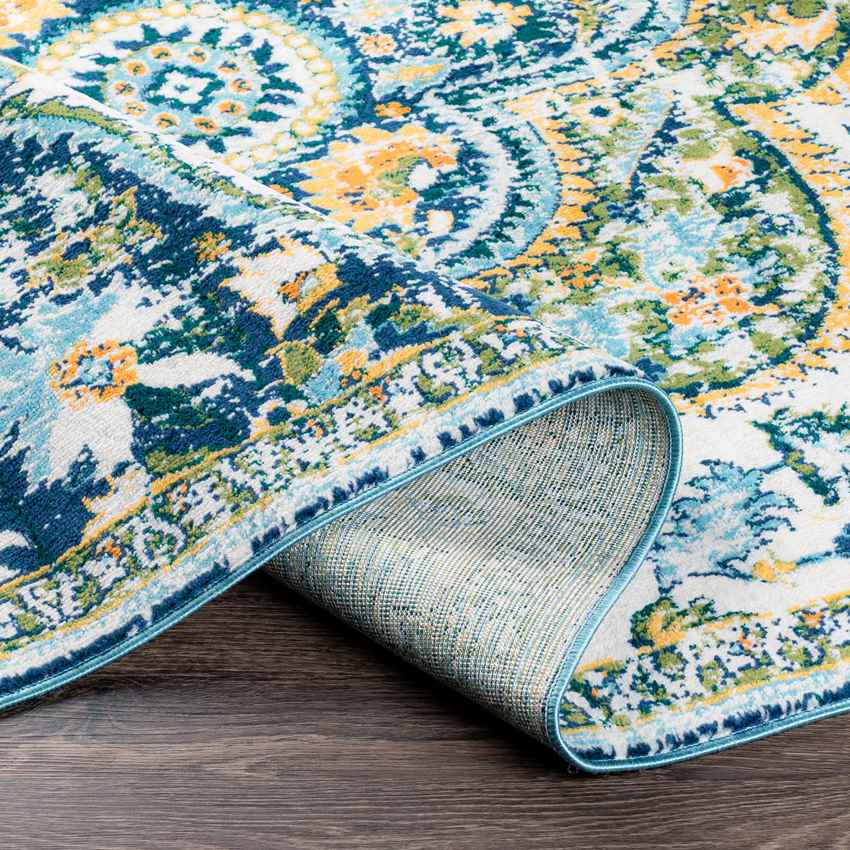 Deinum Traditional Grass Green Area Rug