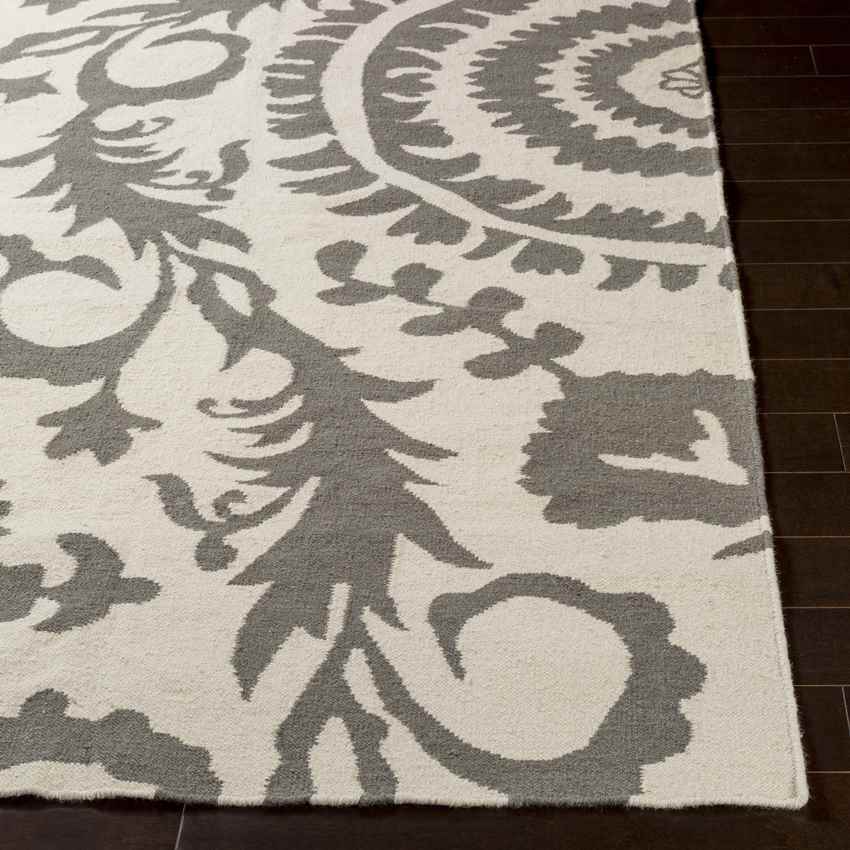 IJpelaar Traditional Gray/Ivory Area Rug