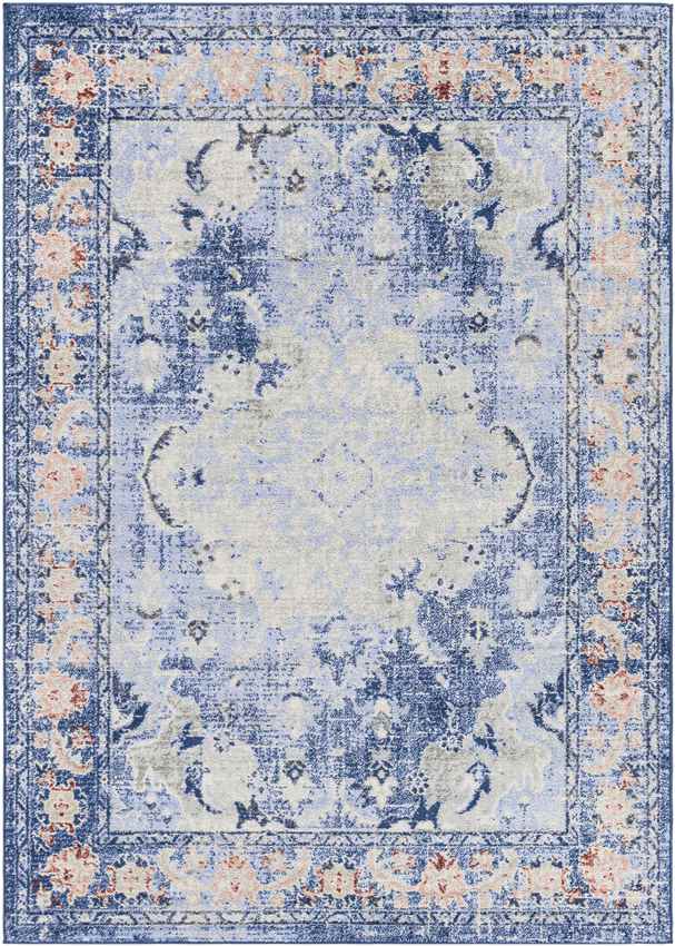 Kreijl Traditional Light Blue Area Rug