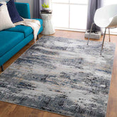 Muizenhol Modern Light Gray Area Rug