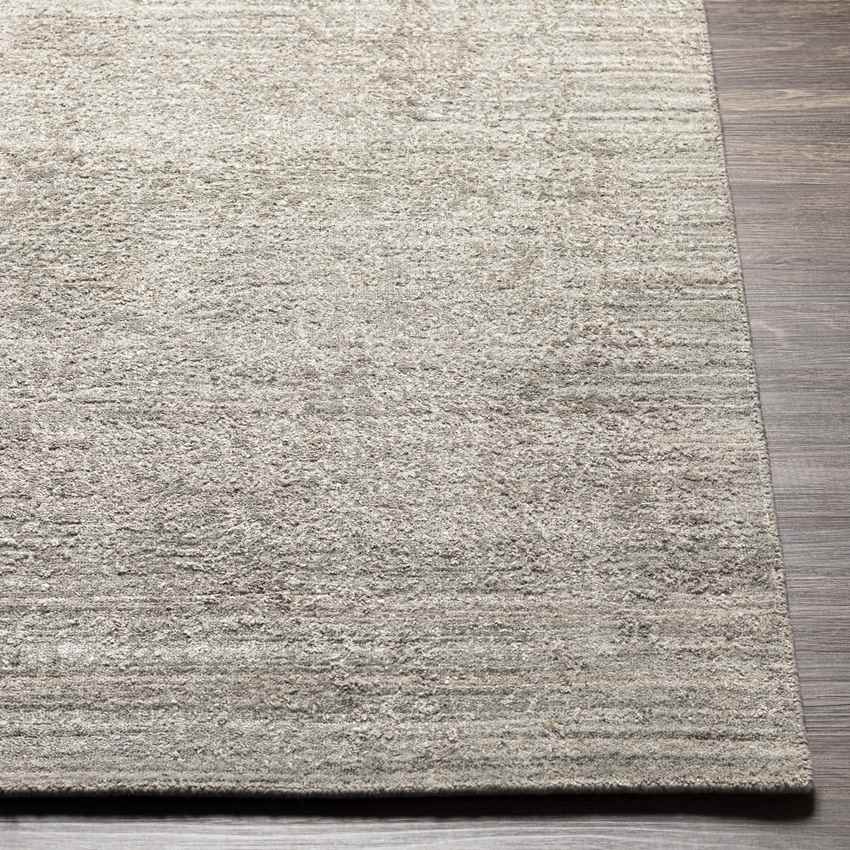 Roond Modern Medium Gray Area Rug