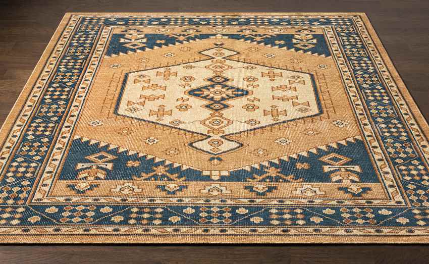 Veen Traditional Burnt Orange Area Rug