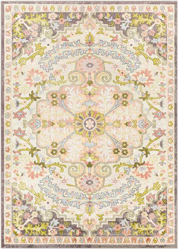 Woud Traditional Cream Area Rug