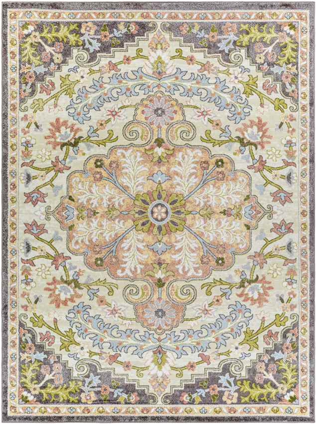 Woud Traditional Cream Area Rug