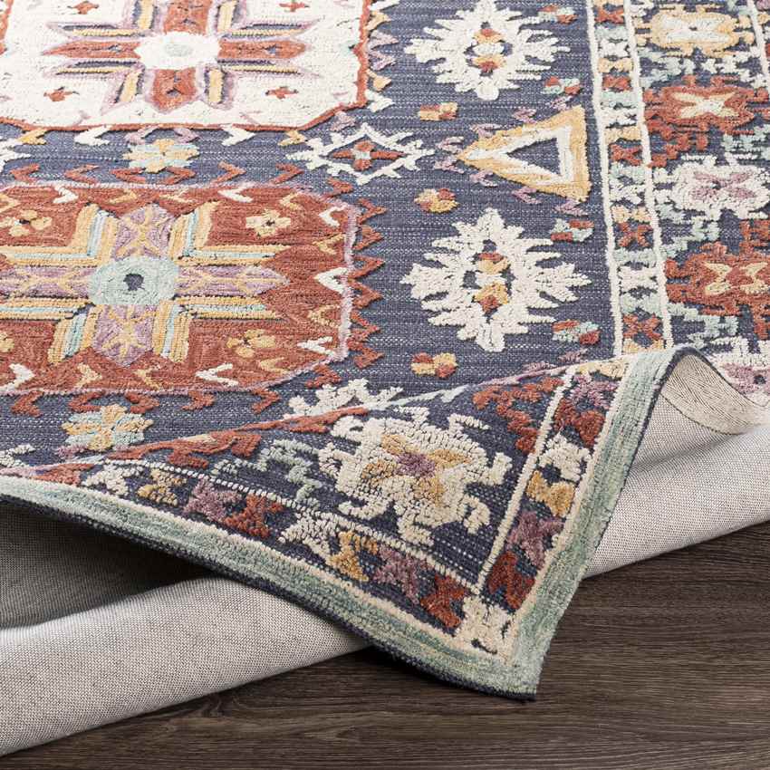 Zandwijk Traditional Brick Red Area Rug