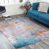Zijtaart Modern Burnt Orange Area Rug