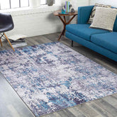 Zondveld Modern Blue Area Rug