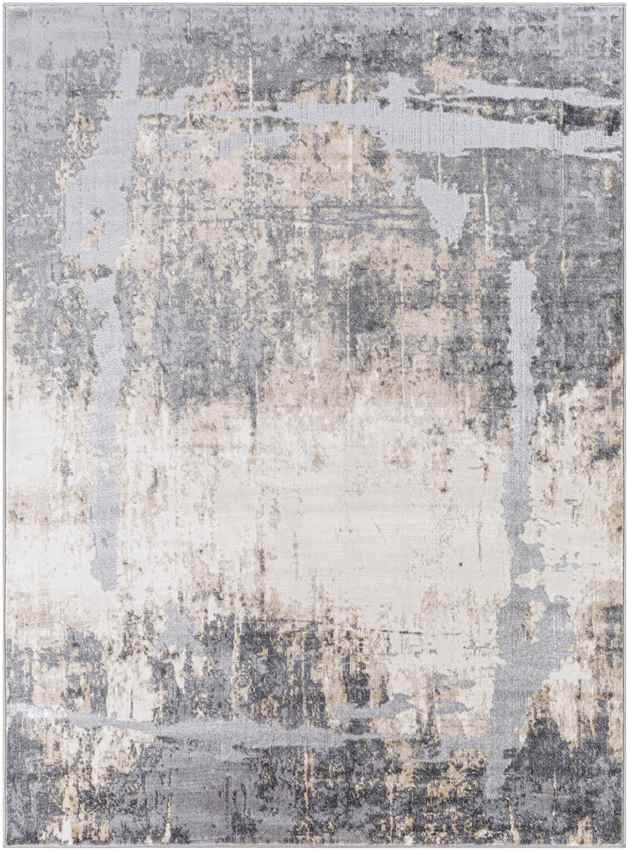 Overgeul Modern Light Gray Area Rug