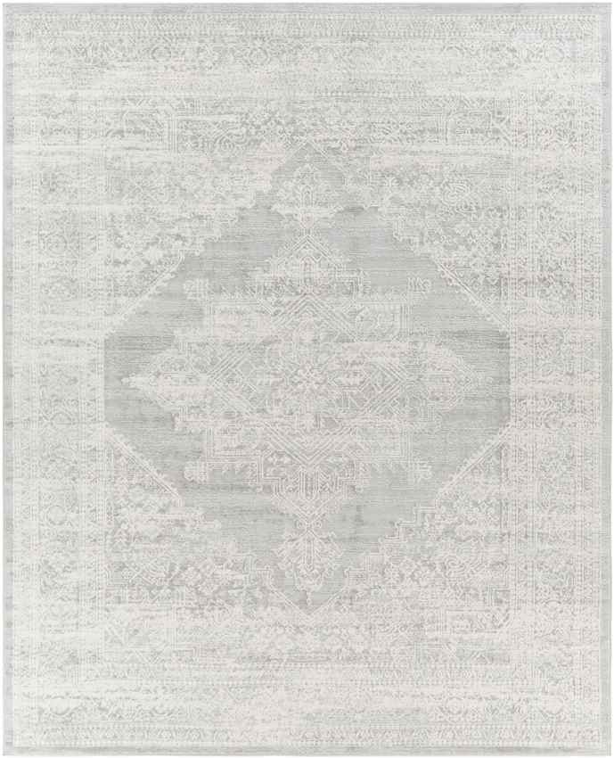 Ulvend Traditional Grey Area Rug