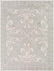 Vosberg Traditional Light Gray Area Rug