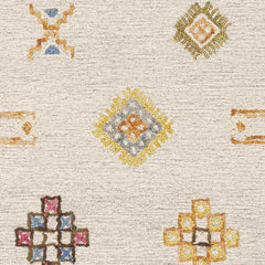 Linn Global Cream Area Rug