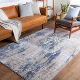 Enzelens Modern Blue Area Rug