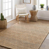 Ewer Modern Camel Area Rug