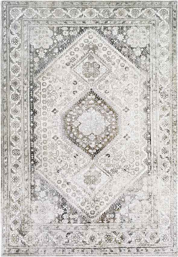 Morige Traditional Medium Gray Area Rug