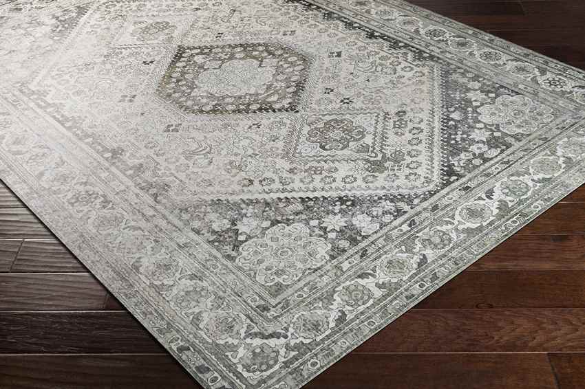 Morige Traditional Medium Gray Area Rug