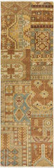 Plak Traditional Burnt Orange Area Rug