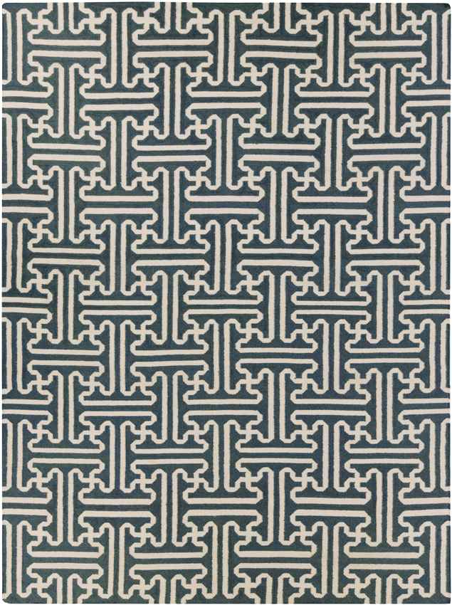 Zuiderrot Modern Dark Green Area Rug