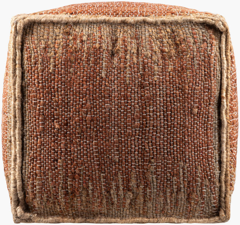 Lanzenkirchen Burnt Orange Pouf