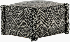 Retzbach Black Pouf