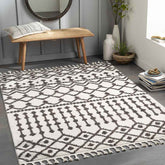Rocky Ripple Global Dark Gray Area Rug