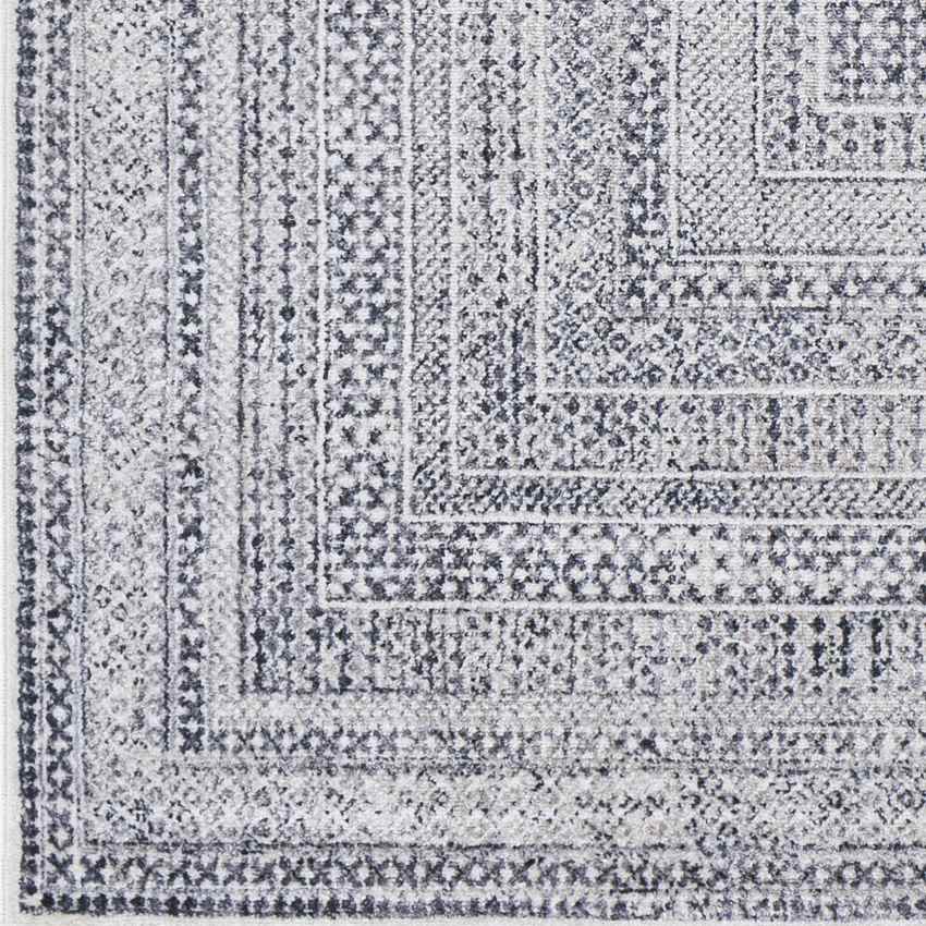 North Traditional Slate Gray Area Rug