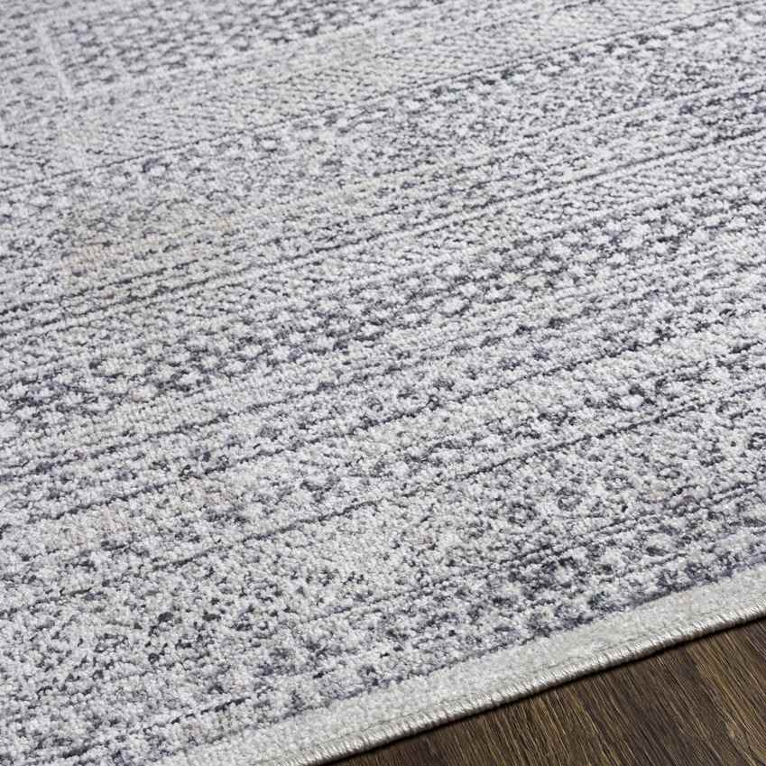 North Traditional Slate Gray Area Rug