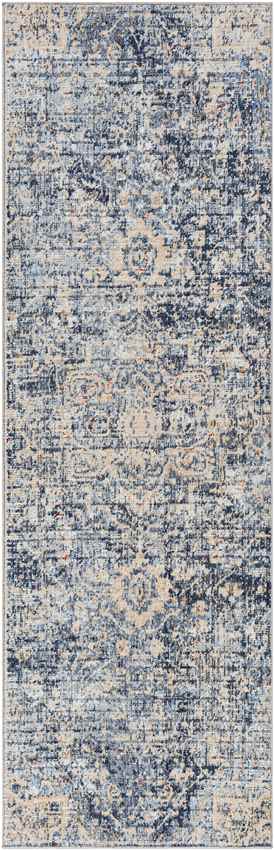 Tippecanoe Traditional Navy Area Rug