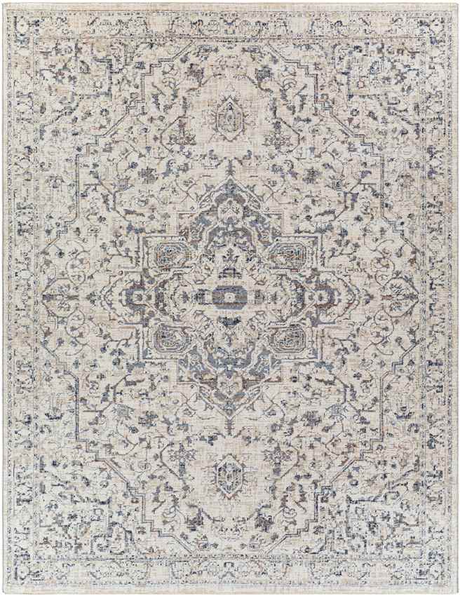 Jay Traditional Navy Area Rug