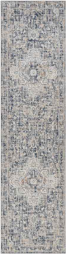 Jay Traditional Denim Area Rug