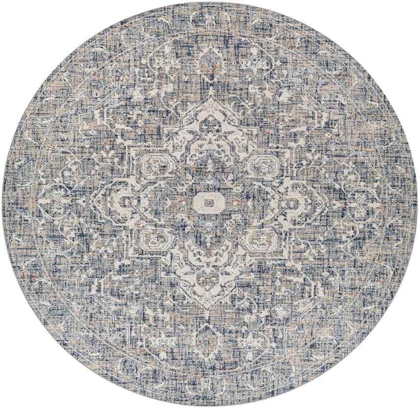 Jay Traditional Denim Area Rug