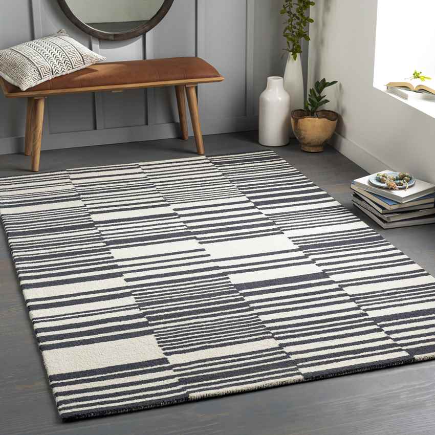 Tower Lakes Modern Cream Area Rug