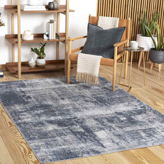 Richton Park Modern Navy Area Rug