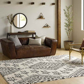 East Galesburg Global Cream Area Rug