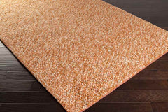 Busra Modern Orange/Beige Area Rug