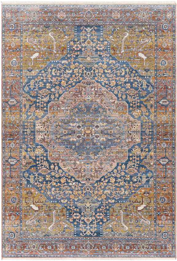 Leavenworth Traditional Burnt Orange Area Rug