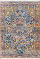 Leavenworth Traditional Burnt Orange Area Rug