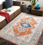 Bone Gap Global Burnt Orange Area Rug
