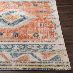 Buffalo Grove Global Burnt Orange Area Rug