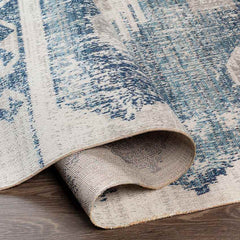 Buffalo Grove Global Dark Blue Area Rug