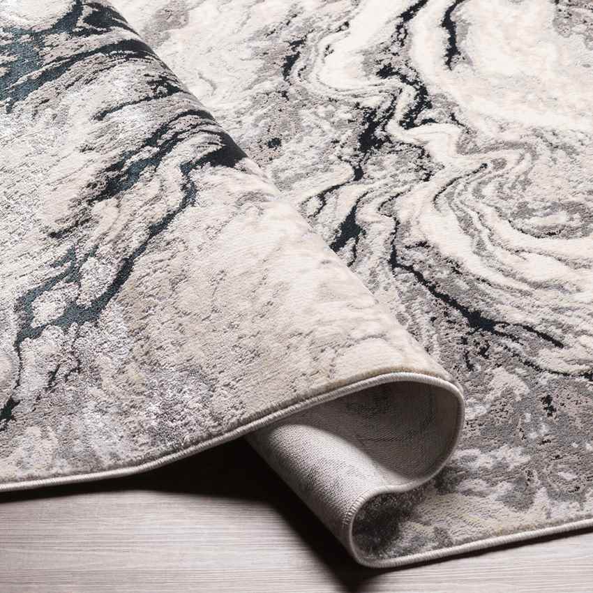 Lake Villa Modern Light Gray Area Rug