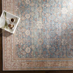 Orland Park Traditional Dark Blue Area Rug