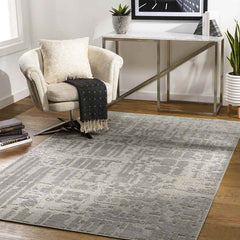 Kewanna Modern Silver Gray Area Rug