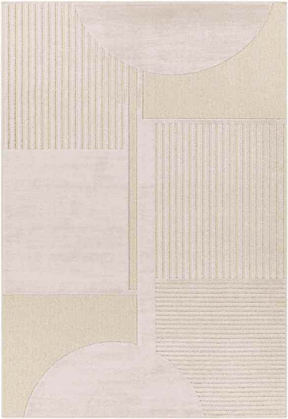 Kouts Modern Beige Area Rug