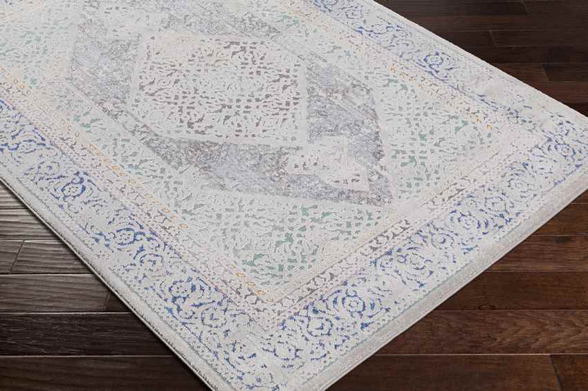 Modoc Traditional Pale Blue Area Rug
