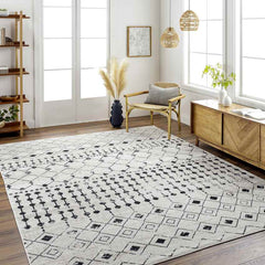 Mary Global Cream Washable Area Rug