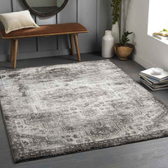 New Ross Traditional Charcoal Area Rug