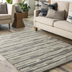 Shipshewana Modern Beige Area Rug