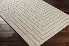Springport Modern Light Gray Area Rug